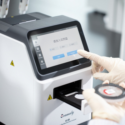 Máquina bioquímica seca 200mm da análise de sangue do analisador da bioquímica automática completa seca médica de Seamaty SD1 (L)*252mm (W)*299mm (H)